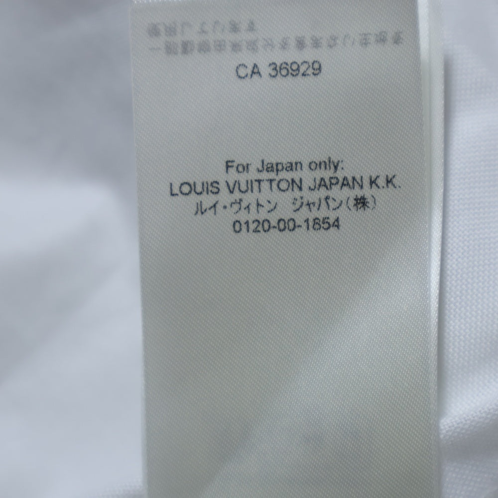 LOUIS VUITTON(ルイヴィトン) 20SS LVラベルオックスフォード長袖シャツ RM201MQ DLX HIS55W ホワイト