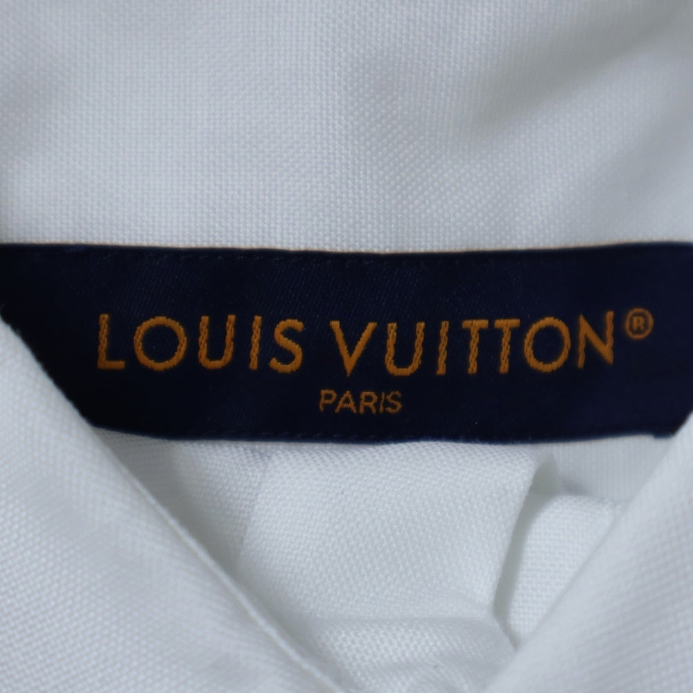 LOUIS VUITTON(ルイヴィトン) 20SS LVラベルオックスフォード長袖シャツ RM201MQ DLX HIS55W ホワイト