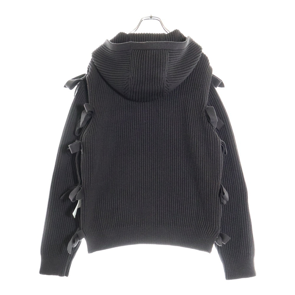 LOUIS VUITTON(ルイヴィトン) 20SS カットデザインニットパーカー チャコールグレー RM201 TYO HIN98W