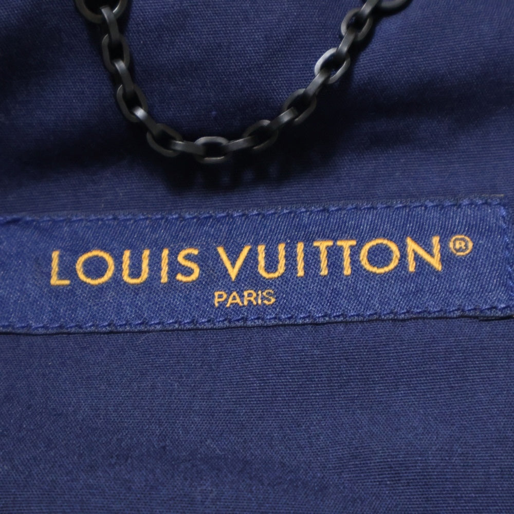 LOUIS VUITTON(ルイヴィトン) 23AW モノグラムシャンブレーショートスリーブ半袖シャツ RM232 ARS HPS73W ブルー