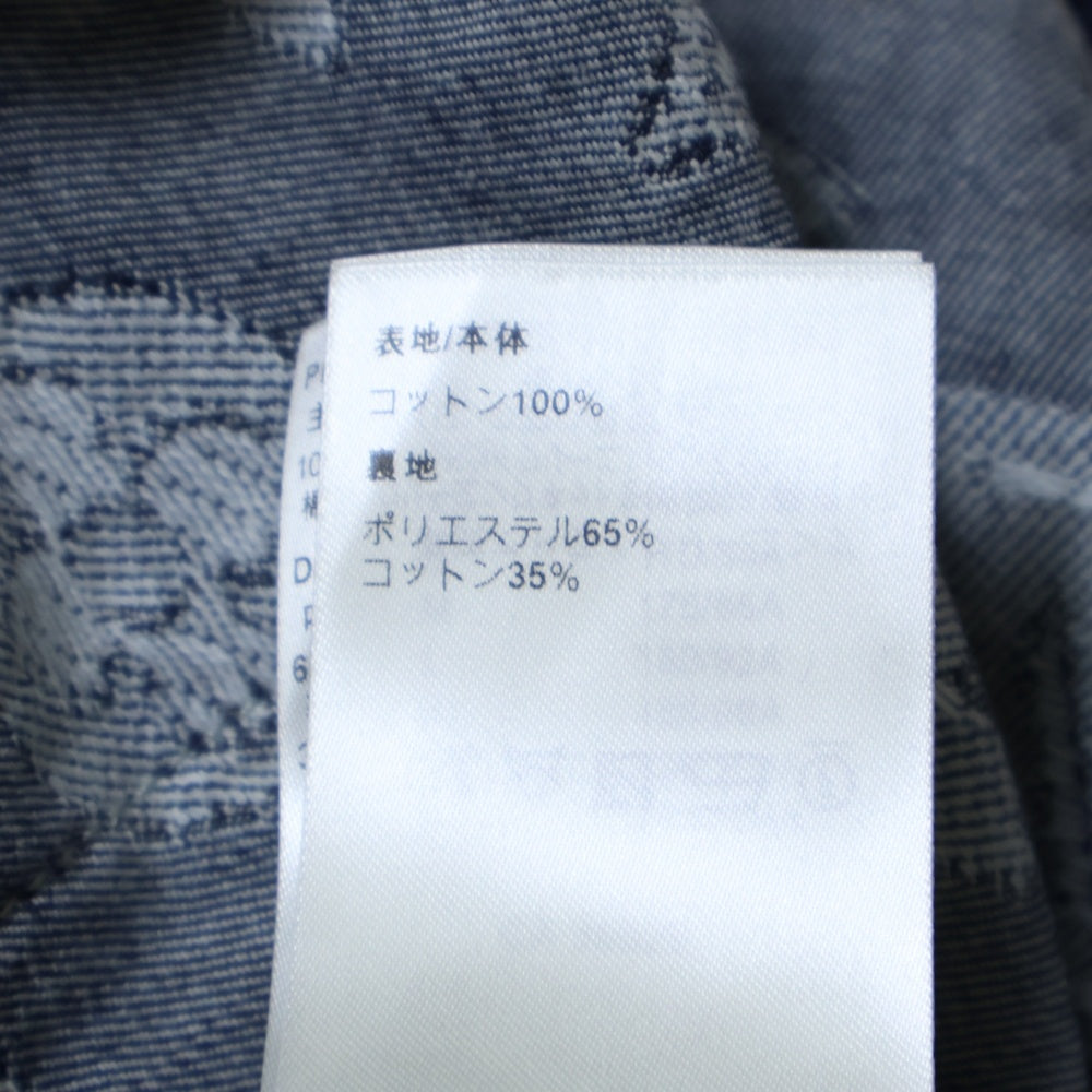 LOUIS VUITTON(ルイヴィトン) 23AW モノグラムシャンブレーショートスリーブ半袖シャツ RM232 ARS HPS73W ブルー