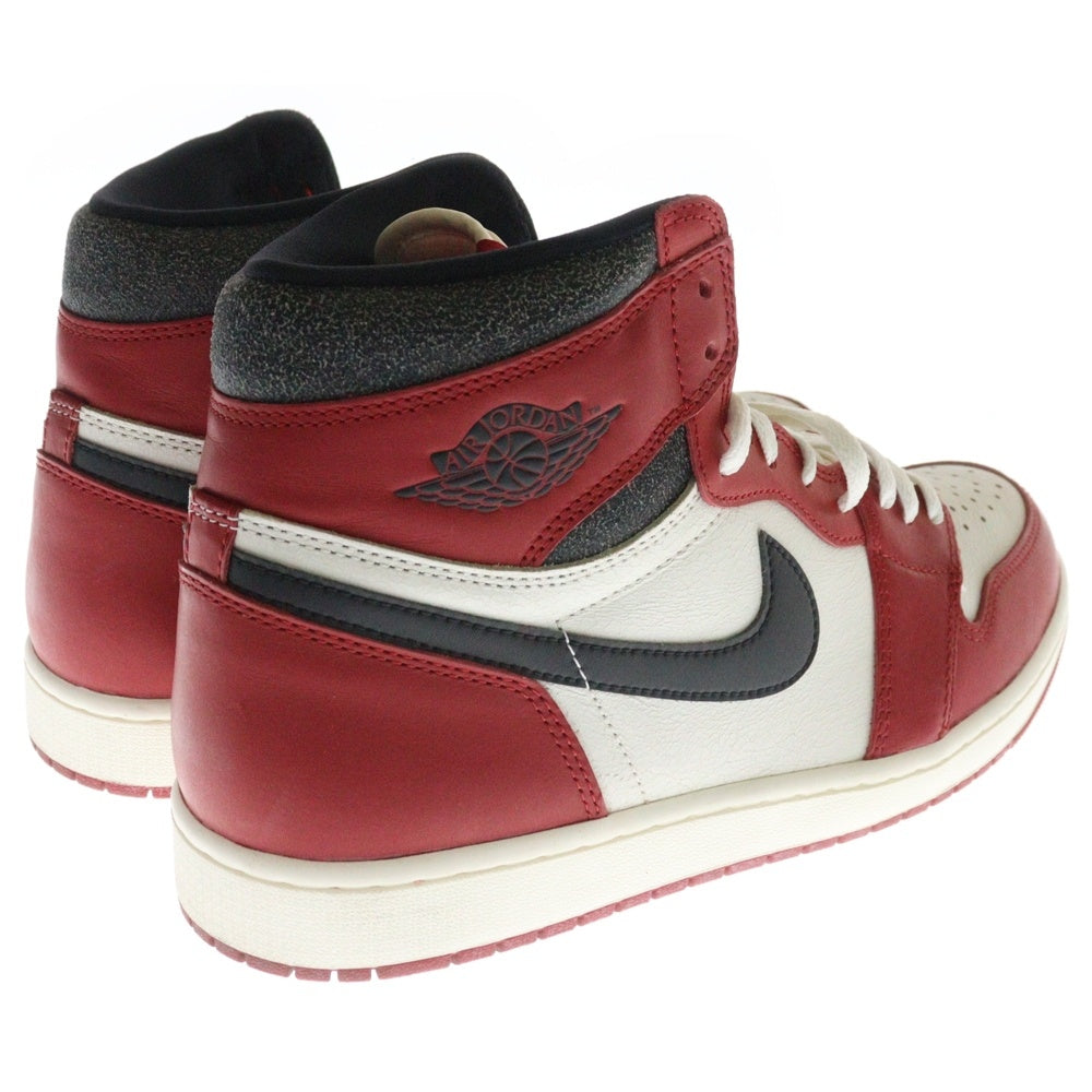NIKE(ナイキ) AIR JORDAN 1 HIGH OG LOST & FOUND CHICAGO DZ5485-612 エアジョーダン1 ロスト&ファウンド シカゴ ハイカットスニーカー US12/30.0cm ホワイト/レッド
