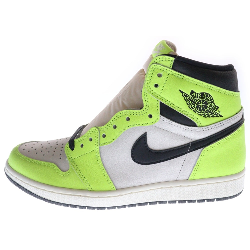 NIKE(ナイキ) AIR JORDAN 1 HIGH OG Volt Visionaire 555088-702 エアジョーダン 1 ハイカットスニーカー ボルト ヴィジョネア イエロー/ホワイト US9.5/27.5cm