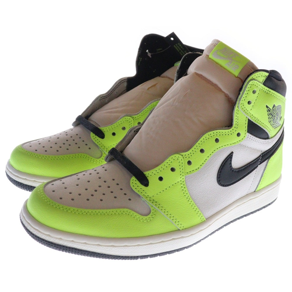 NIKE(ナイキ) AIR JORDAN 1 HIGH OG Volt Visionaire 555088-702 エアジョーダン 1 ハイカットスニーカー ボルト ヴィジョネア イエロー/ホワイト US9.5/27.5cm
