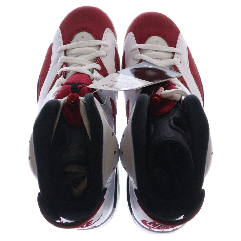 NIKE(ナイキ) AIR JORDAN 6 RETRO CARMINE CT8529-106 エアジョーダン カーマイン ハイカットスニーカー ホワイト/レッド US9/27.0cm