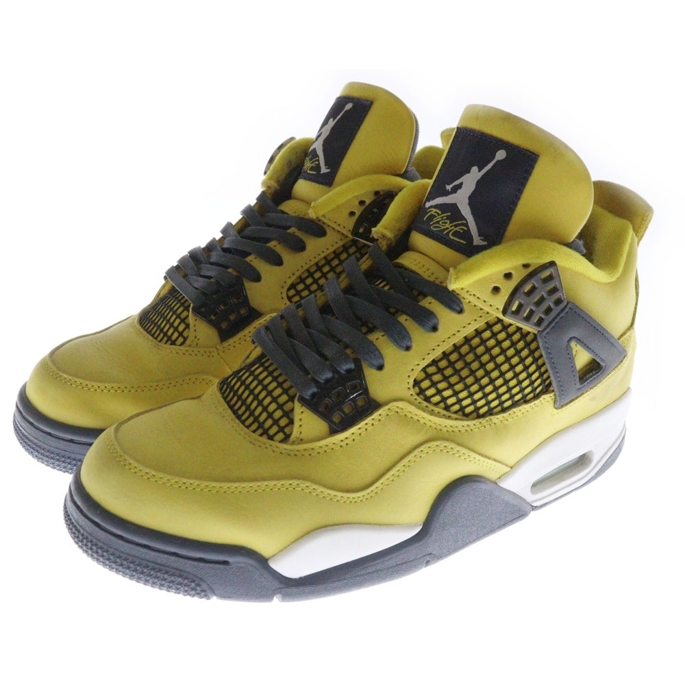 NIKE(ナイキ) AIR JORDAN 4 RETRO TOUR YELLOW CT8527-700 エアジョーダン レトロ ハイカットスニーカー ツアー イエロー US9/27.0cm