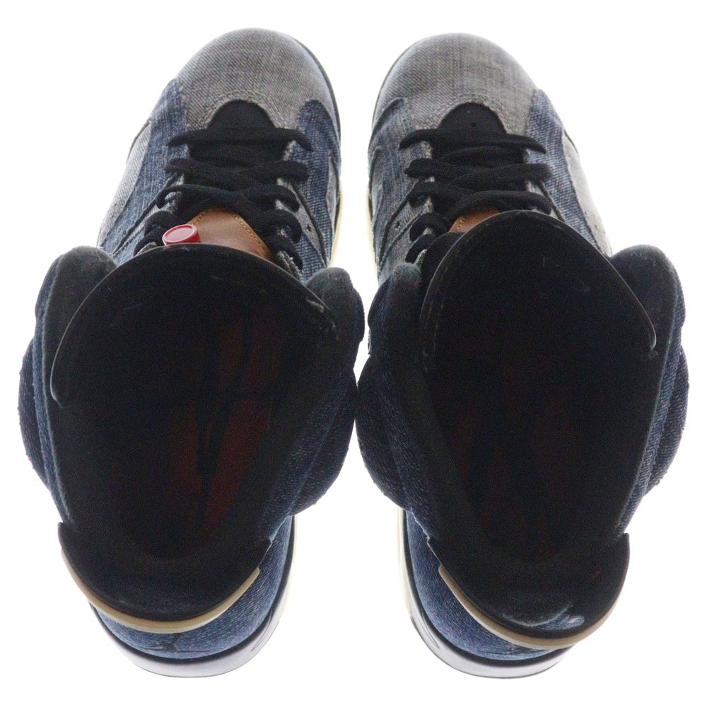 NIKE(ナイキ) AIR JORDAN 6 WASHED DENIM CT5350-401 エアジョーダン 6 ウォッシュドデニム ハイカットスニーカー インディゴ US8.5/26.5cm