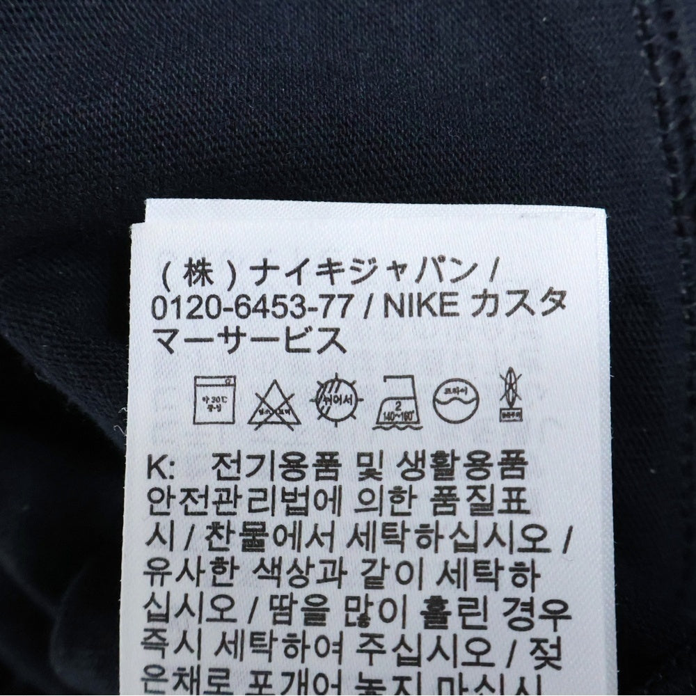 NIKE(ナイキ) ×peaceminusone NRG CF L/S T-SHIRT ピースマイナスワン ロゴ刺繍長袖Tシャツ ブラック DR0097-010