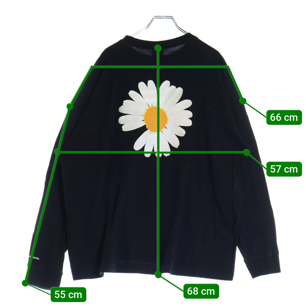 NIKE(ナイキ) ×peaceminusone NRG CF L/S T-SHIRT ピースマイナスワン ロゴ刺繍長袖Tシャツ ブラック DR0097-010