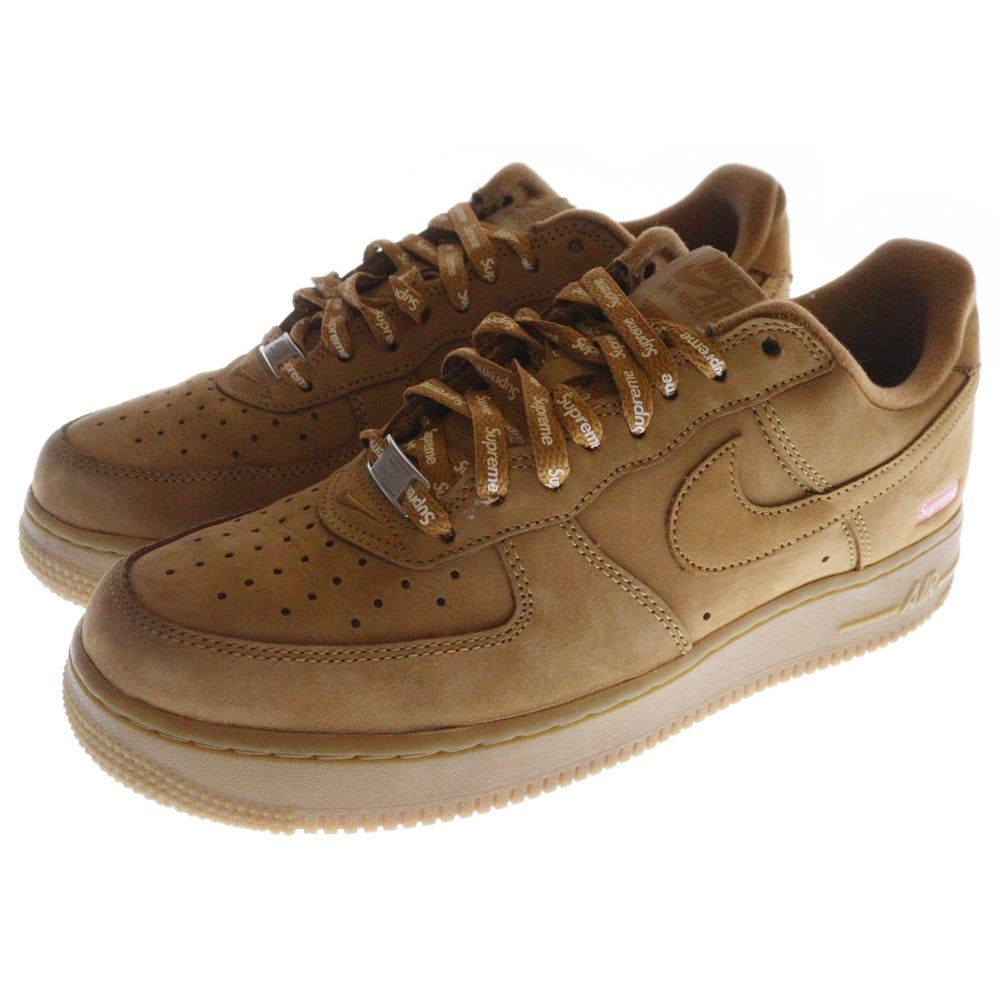 NIKE(ナイキ) ×SUPREME AIR FORCE 1 LOW SP Wheat DN1555-200 シュプリーム エアフォース1 ウィート ローカットスニーカー ブラウン US8.5/26.5cm
