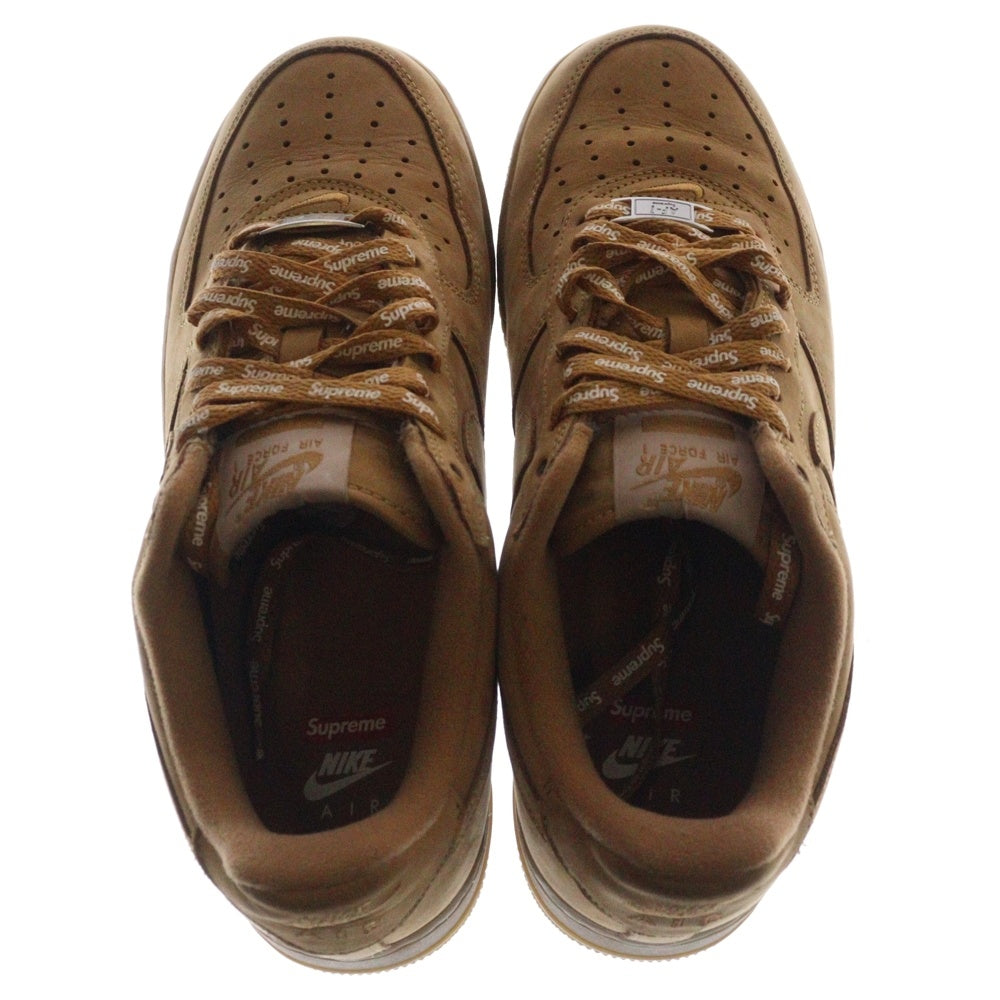 NIKE(ナイキ) ×SUPREME AIR FORCE 1 LOW SP Wheat DN1555-200 シュプリーム エアフォース1 ウィート ローカットスニーカー ブラウン US8.5/26.5cm