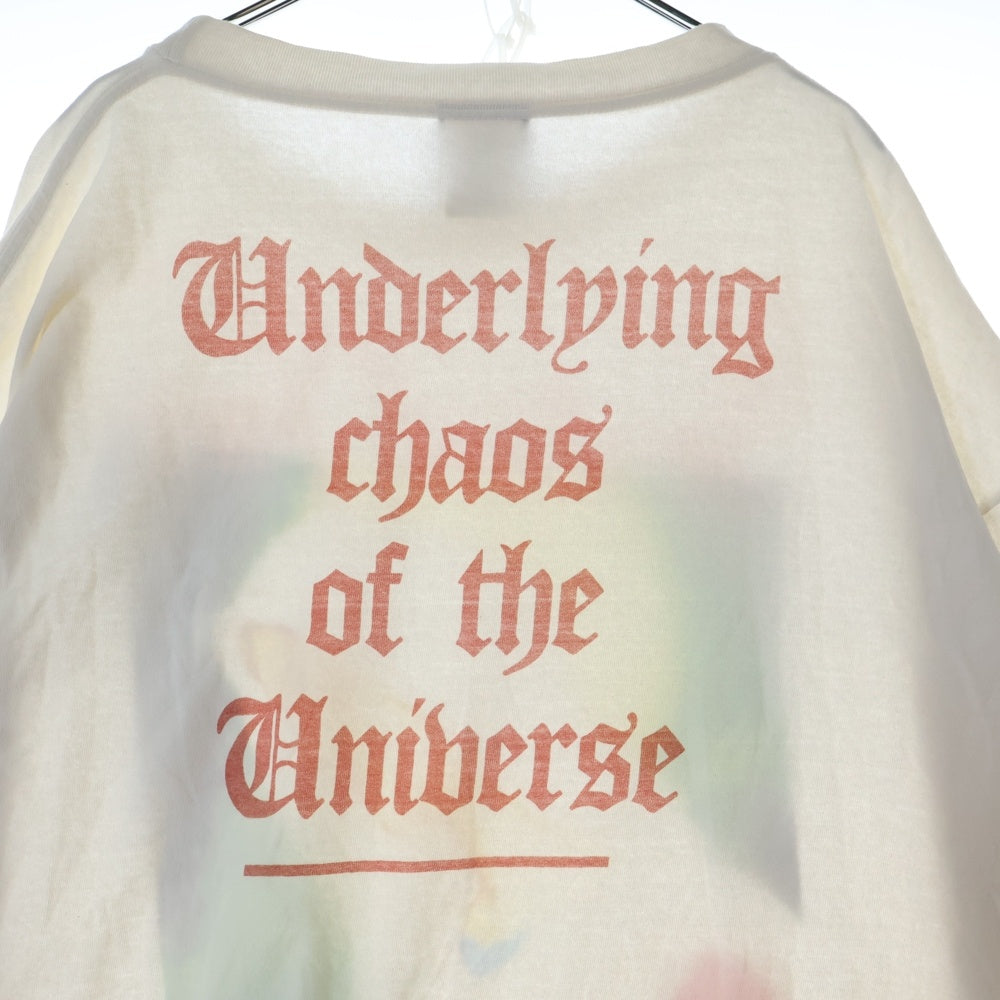 SAINT MICHAEL(セントマイケル) 22AW SPIRITUL MARIA マリアプリント 半袖Tシャツ SM-A22-0000-008 ホワイト