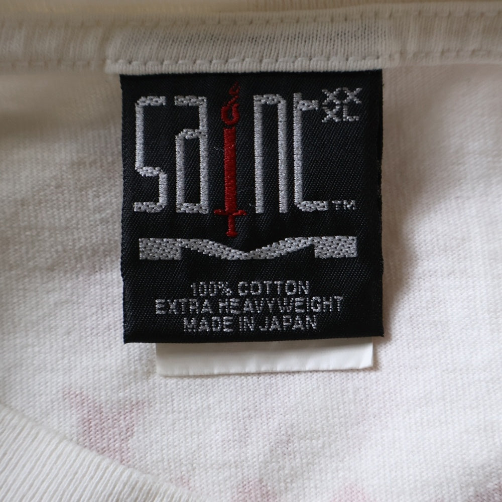 SAINT MICHAEL(セントマイケル) 22AW SPIRITUL MARIA マリアプリント 半袖Tシャツ SM-A22-0000-008 ホワイト