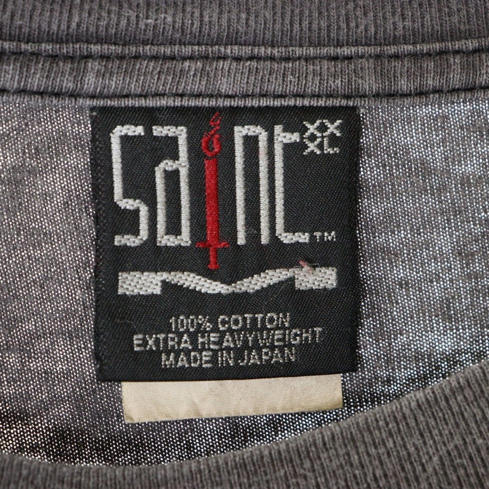 SAINT MICHAEL(セントマイケル) 22SS Go To Hell ゴートゥーヘルTシャツ 半袖カットソー プリント SM-S22-0000-020 グレー