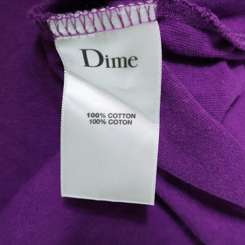 Dime(ダイム) GLORY CHALLENGE フロントプリント半袖Tシャツ パープル