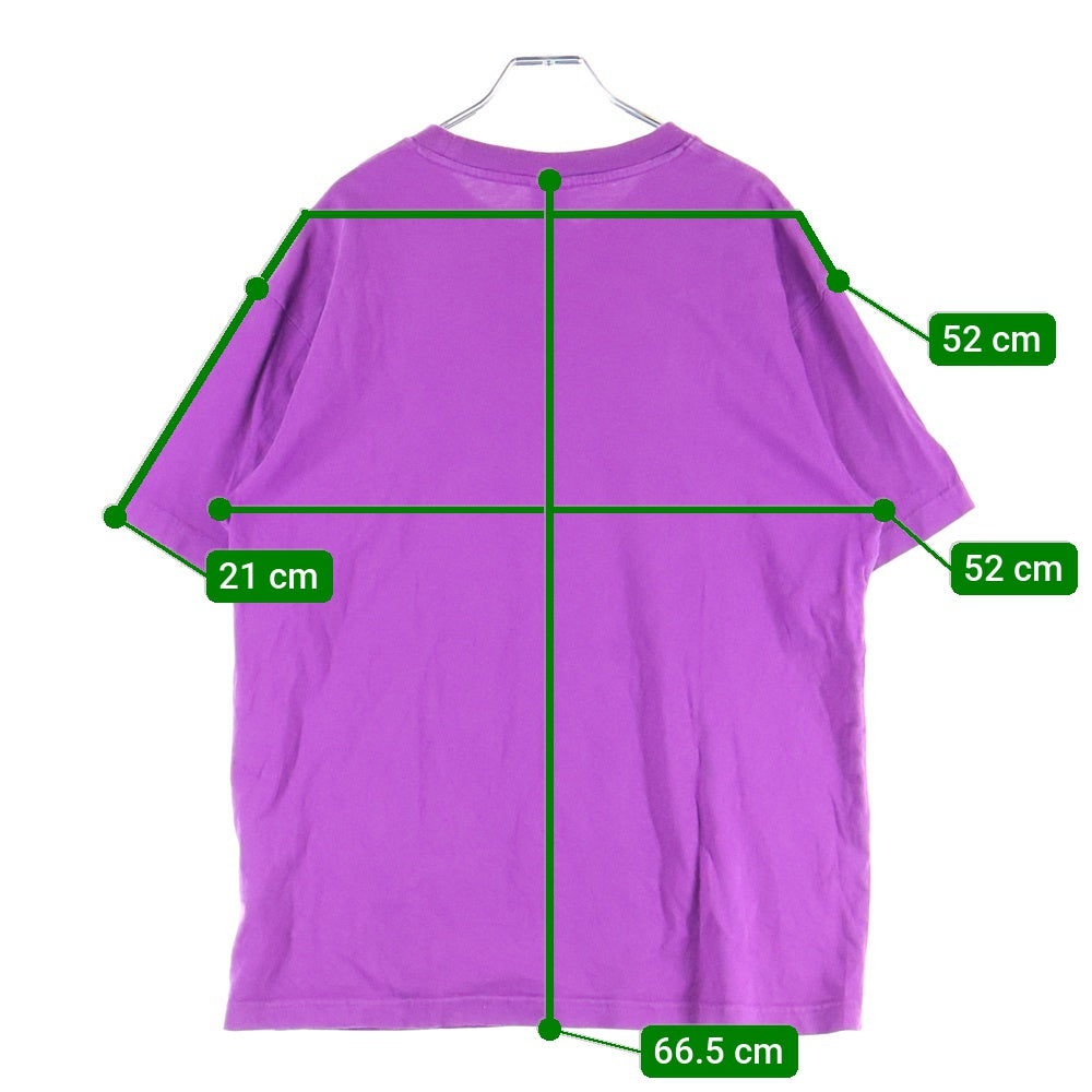 Dime(ダイム) GLORY CHALLENGE フロントプリント半袖Tシャツ パープル