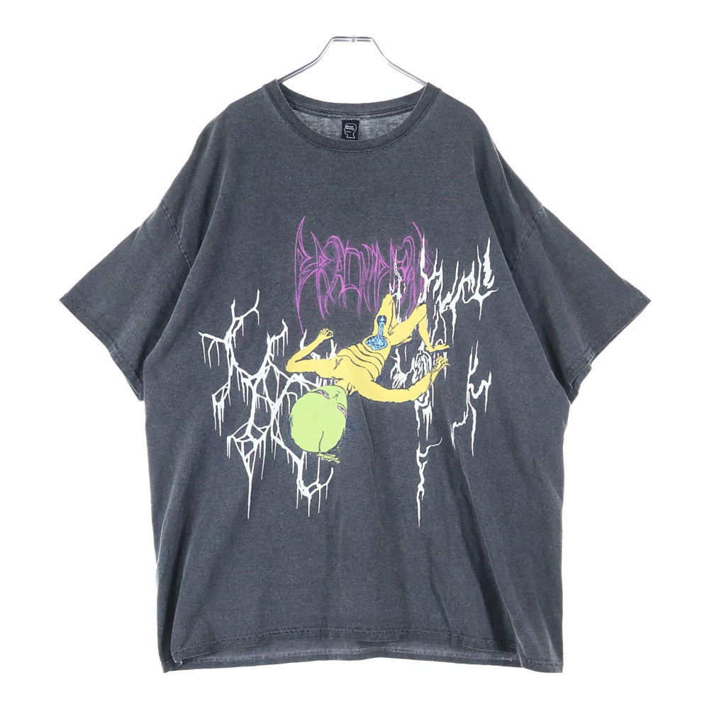 BRAIN-DEAD(ブレインデッド) MATT LOCK INVASION TEE フロントプリント半袖Tシャツ グレー