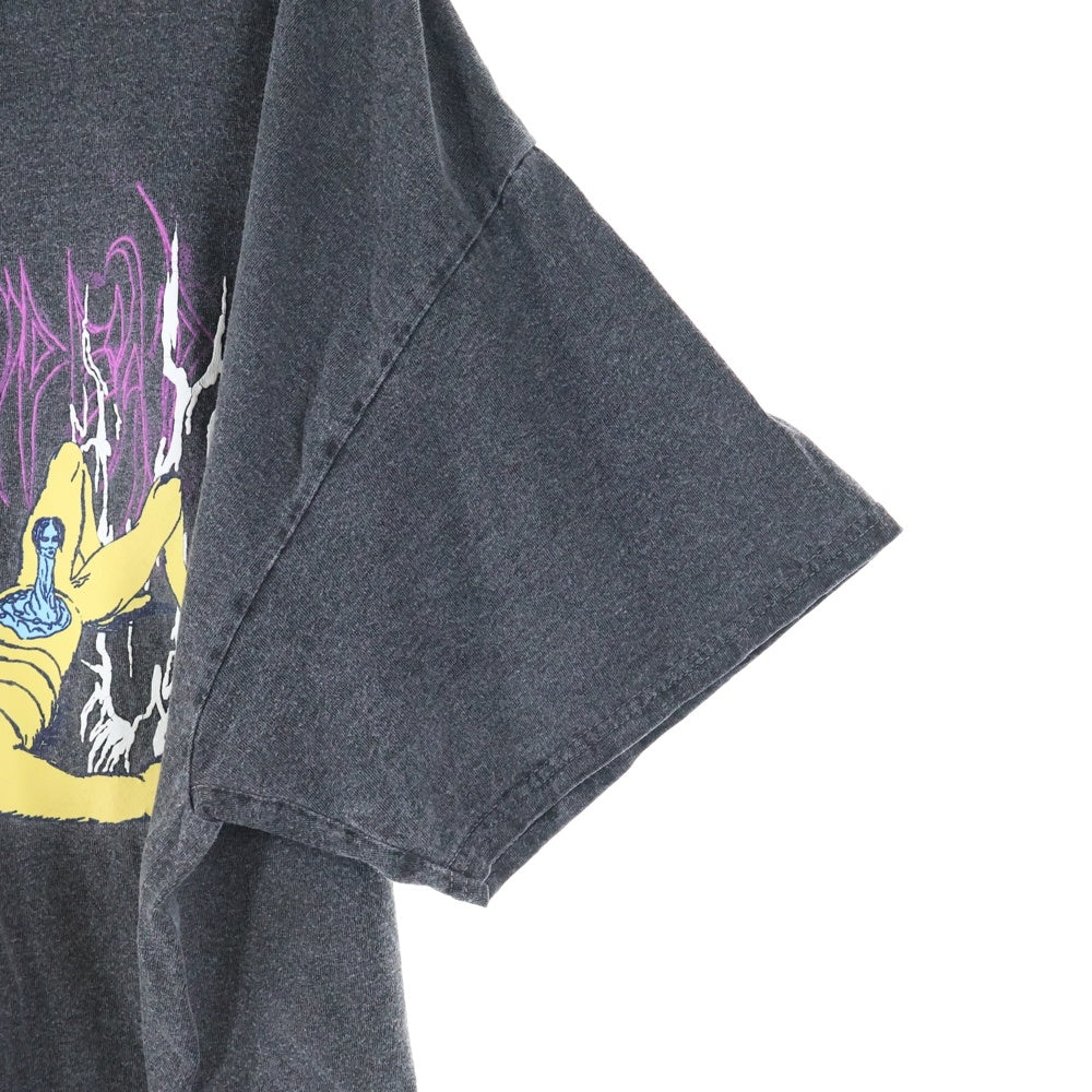 BRAIN-DEAD(ブレインデッド) MATT LOCK INVASION TEE フロントプリント半袖Tシャツ グレー