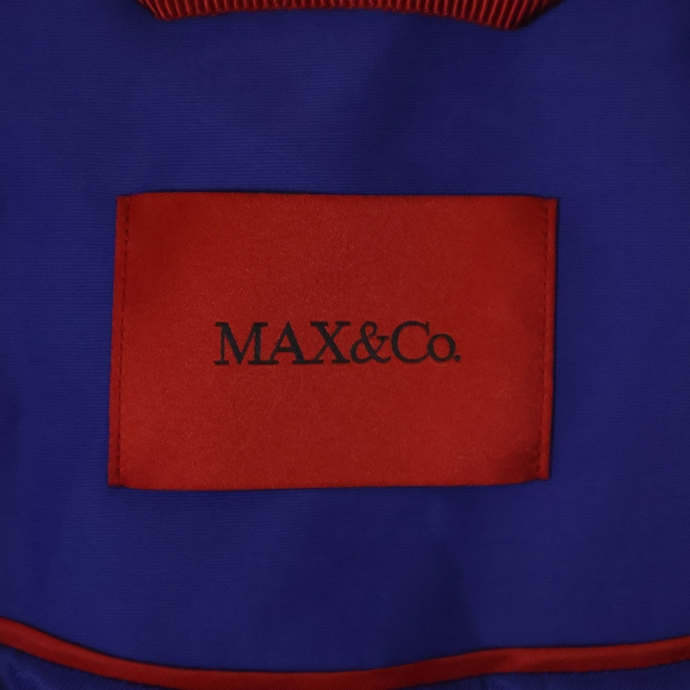 MAX&CO(マックス アンド コー) ミロヴェ ダブルブレスト トレンチコート ブルー