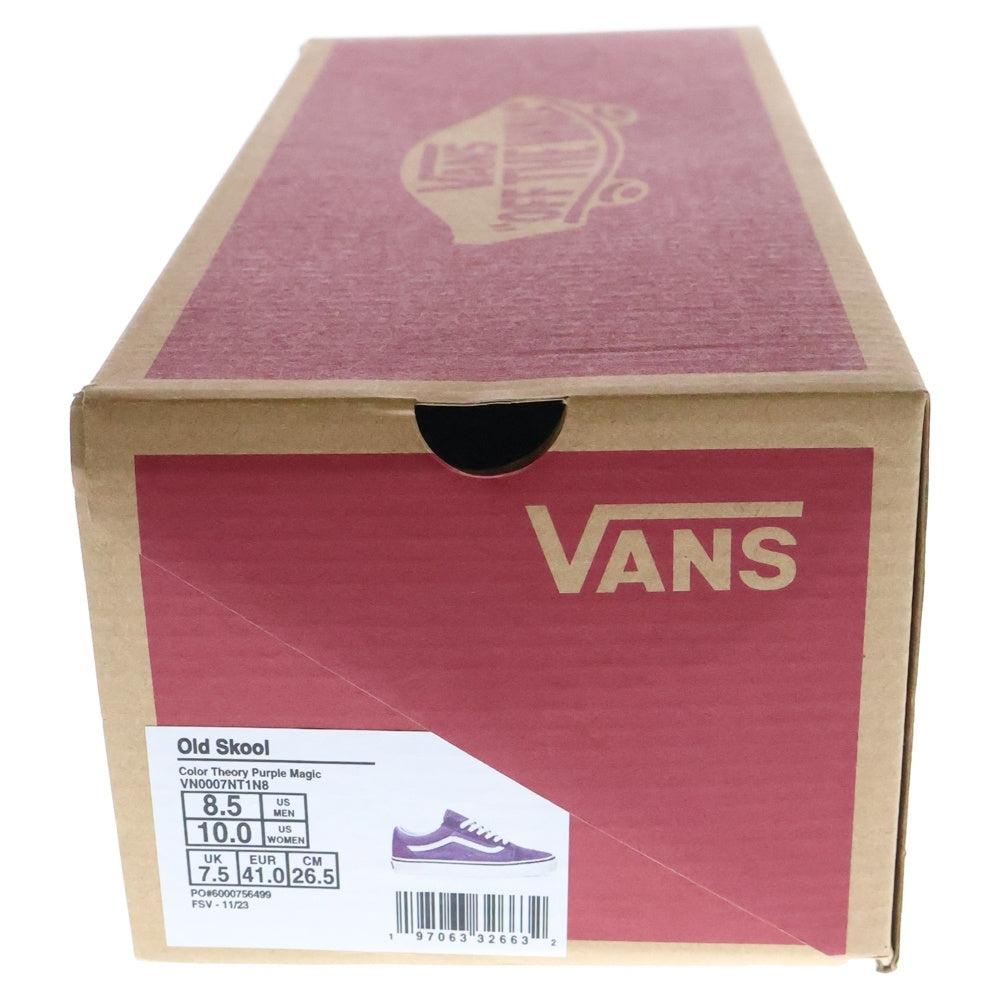 VANS(ヴァンズ) OLD SKOOL Theory purple magic VN0007NT1N8 オールドスクール ローカットスニーカー US8.5/26.5cm パープル