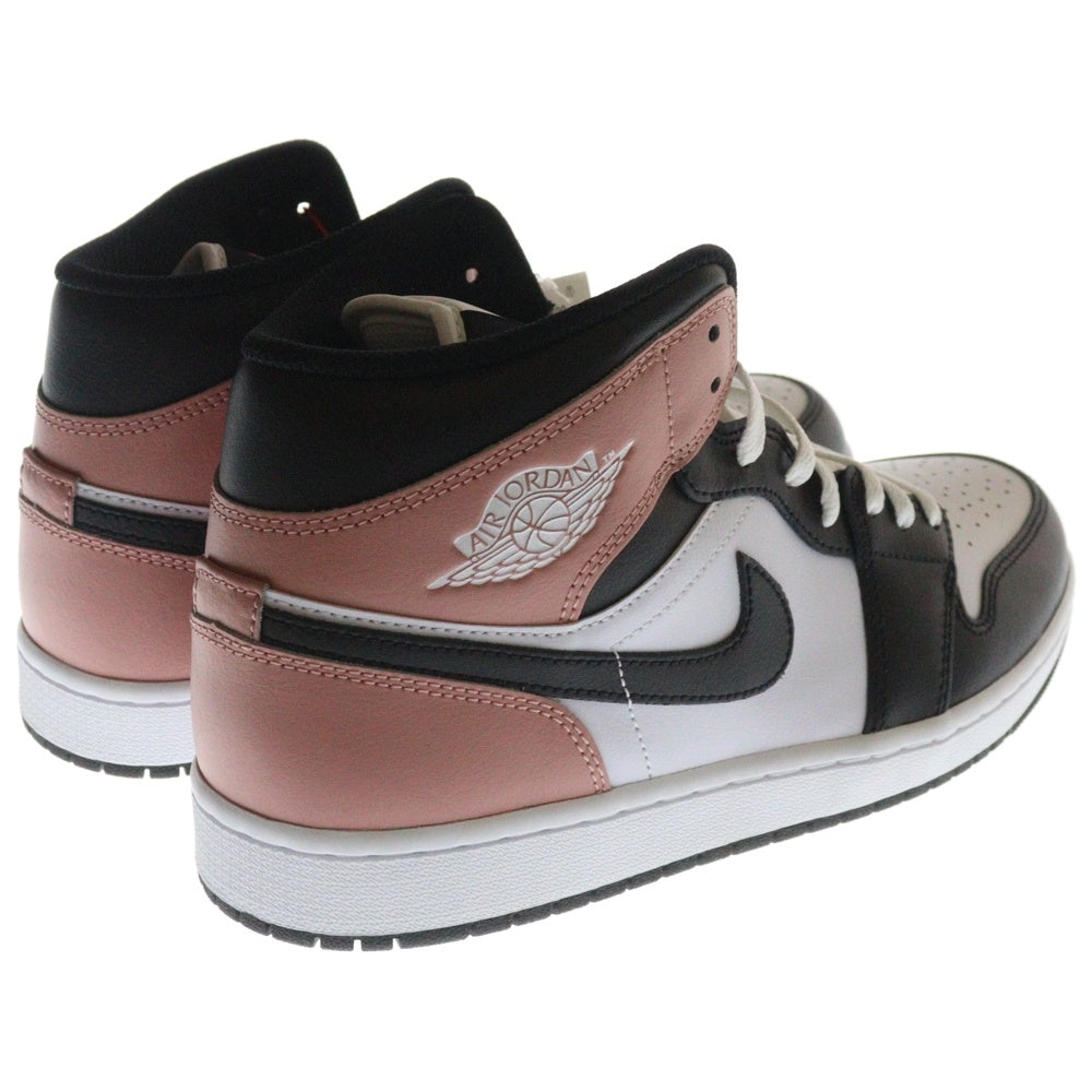 NIKE(ナイキ) AIR JORDAN 1 MID RUST PINK DQ8426-100 エアジョーダン1 ラストピンク ミッドカットスニーカー US10.5/28.5cm ホワイト/ピンク