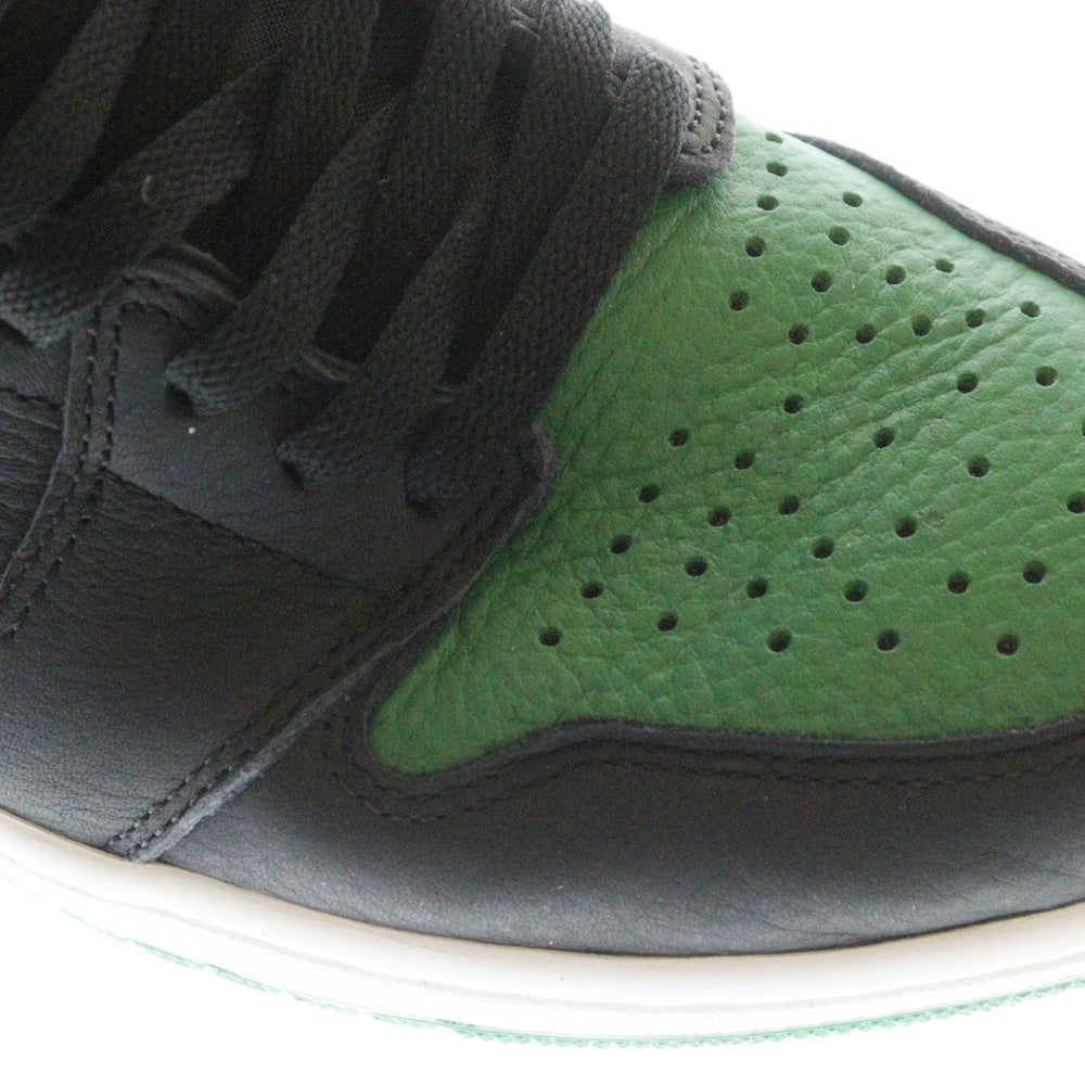 NIKE(ナイキ) AIR JORDAN 1 RETRO HIGH OG PINE GREEN 555088-030 エアジョーダン1 レトロ パイングリーン ハイカットスニーカー ブラック/グリーン US10/28.0cm