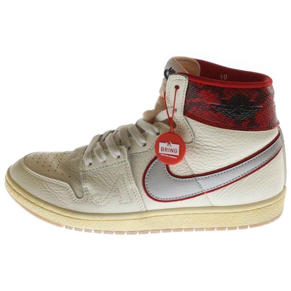 NIKE(ナイキ) ×AWAKE NY JORDAN AIR SHIP PE SP FN8675-100 アウェイク ニューヨーク ジョーダン エアシップ ハイカットスニーカー シューズ ホワイト/レッド US10/28cm