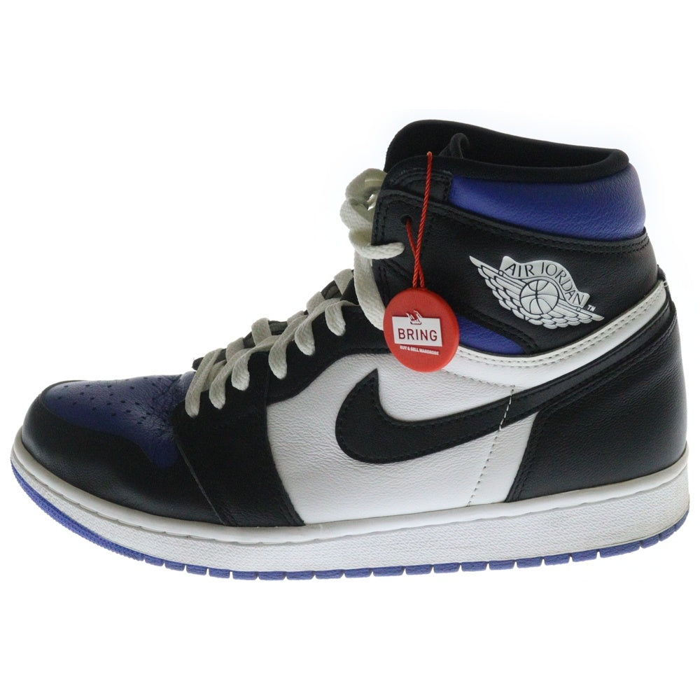 NIKE(ナイキ) AIR JORDAN 1 RETRO HIGH OG ROYAL TOE 555088-041 エアジョーダン ロイヤルトゥ ハイカットスニーカー ブラック/ブルー US10/28.0cm