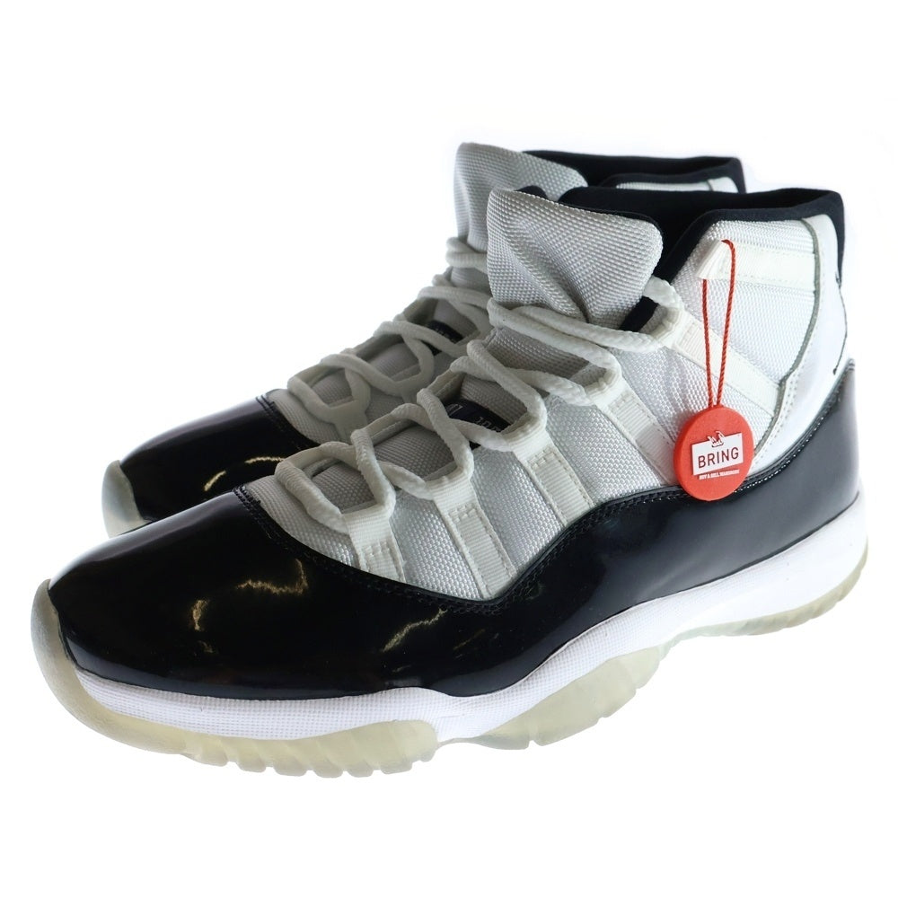 NIKE(ナイキ) AIR JORDAN 11 RETRO CONCORD 378037-100 エアジョーダン 11 レトロ コンコルド ハイカットスニーカー ホワイト/ブラック US10.5/28.5cm