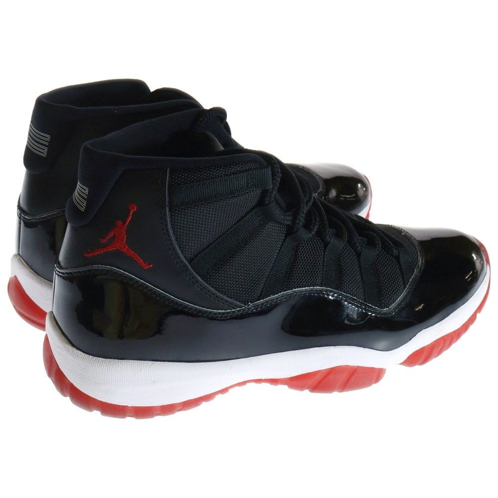 NIKE(ナイキ) AIR JORDAN 11 RETRO BRED 378037-061 エアジョーダン レトロ ブレッド ハイカットスニーカーブラック/レッド US10.5/28.5cm