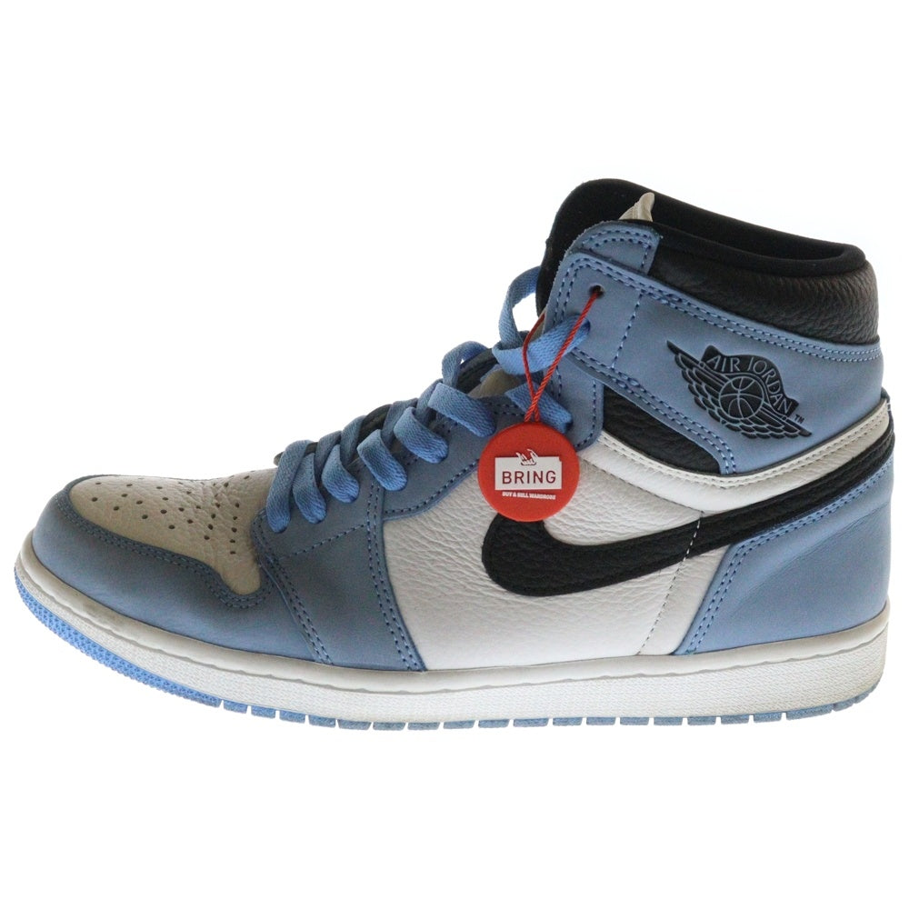 NIKE(ナイキ) AIR JORDAN 1 RETRO HIGH OG UNIVERCITY BLUE 555088-134 エアジョーダン1 ユニバーシティーブルー ハイカットスニーカー ブルー/ホワイト US10/28cm