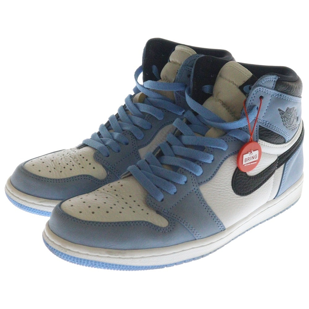 NIKE(ナイキ) AIR JORDAN 1 RETRO HIGH OG UNIVERCITY BLUE 555088-134 エアジョーダン1 ユニバーシティーブルー ハイカットスニーカー ブルー/ホワイト US10/28cm
