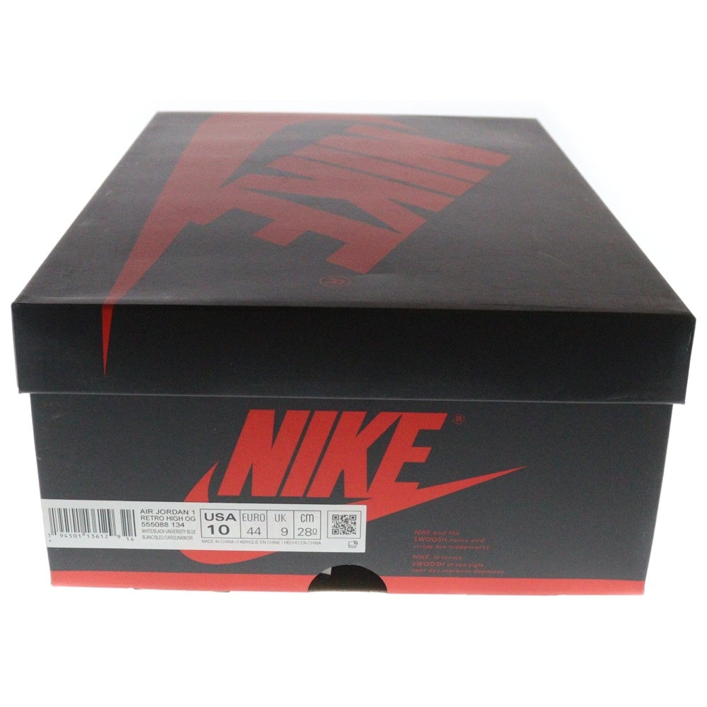 NIKE(ナイキ) AIR JORDAN 1 RETRO HIGH OG UNIVERCITY BLUE 555088-134 エアジョーダン1 ユニバーシティーブルー ハイカットスニーカー ブルー/ホワイト US10/28cm