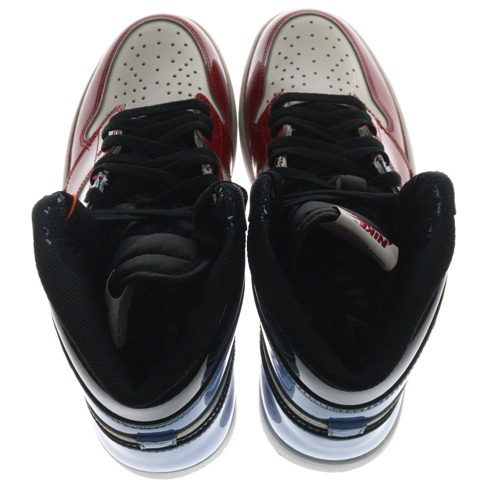 NIKE(ナイキ) AIR JORDAN 1 HIGH OG FEARLESS CK5666-100 エアジョーダン1 フィアレス パテント ハイカットスニーカー ブルー/レッド US10/28cm
