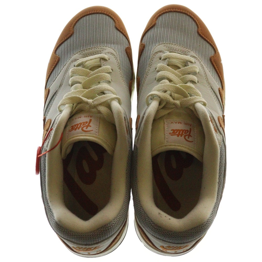 NIKE(ナイキ) ×PATTA AIR MAX 1 MONARCH DH1348-001 パタ エアマックス 1 モナーク ローカットスニーカー グレー/ブラウン US10.5/28.5cm