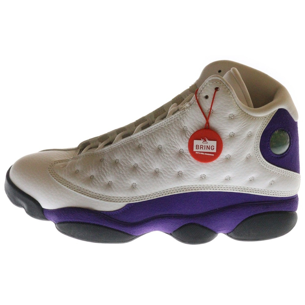 NIKE(ナイキ) AIR JORDAN 13 RETRO LAKERS 414571-105 エアジョーダン13 レトロ レイカーズ ハイカットスニーカー ホワイト/パープル US10.5/28.5cm