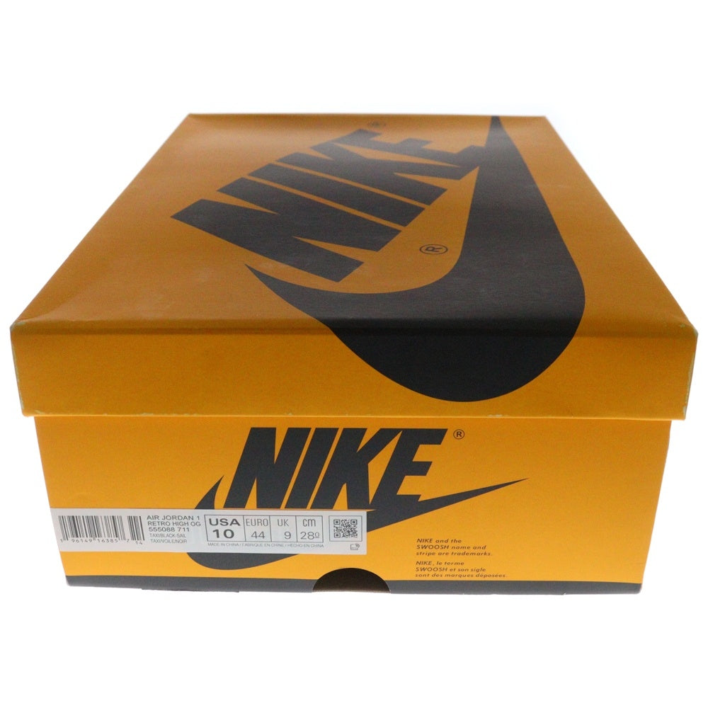 NIKE(ナイキ) AIR JORDAN 1 RETRO HIGH OG Taxi 555088-711 エアジョーダン1 タクシー ハイカットスニーカー イエロー/ブラック US10/28.0cm