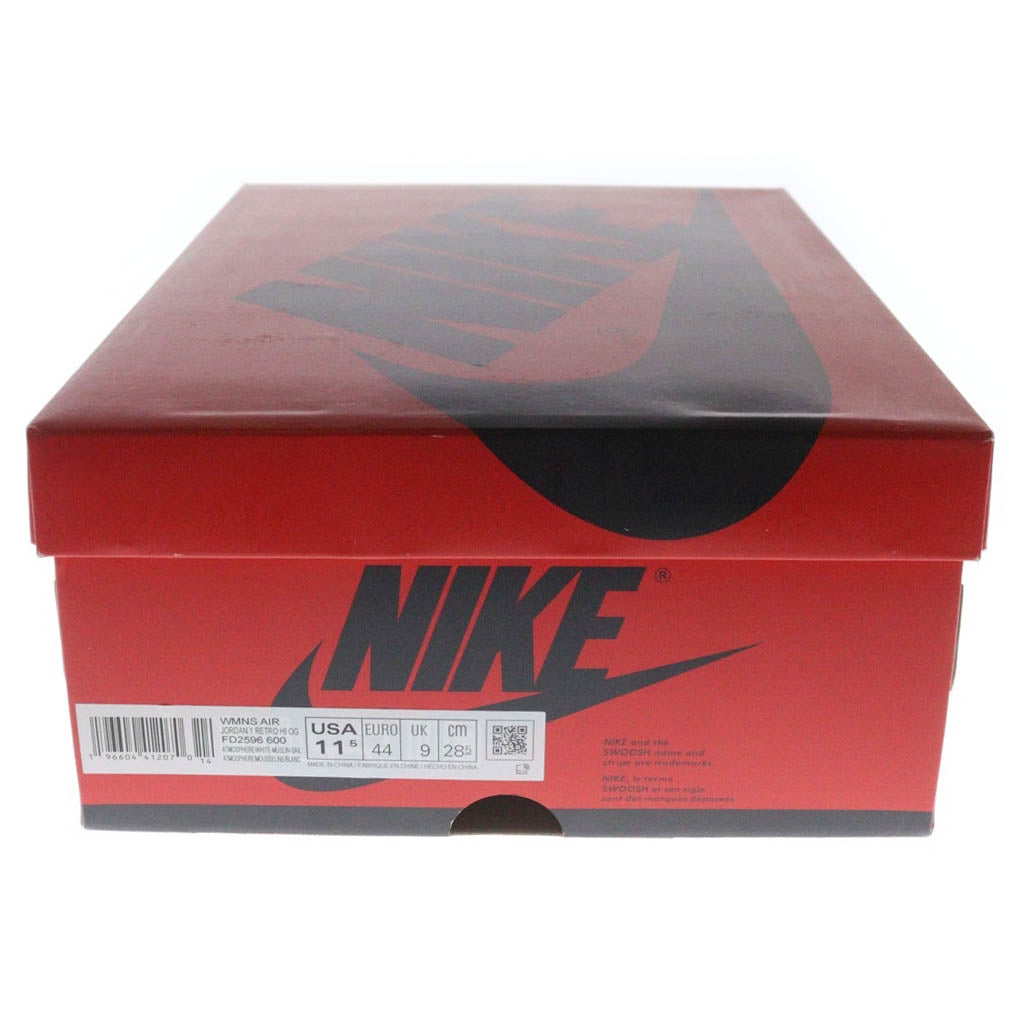 NIKE(ナイキ) WMNS AIR JORDAN 1 RETRO HIGH OG Washed Pink FD2596-600 ウィメンズ エア ジョーダン 1 レトロ ウォッシュド ピンク ハイカットスニーカー US11.5/28.5cm