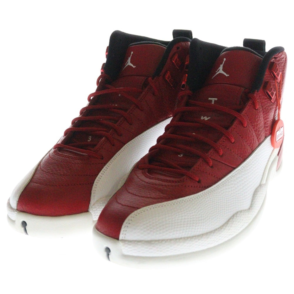 NIKE(ナイキ) AIR JORDAN 12 RETRO 130690-600 エアジョーダン ハイカットスニーカー ホワイト/レッド US10.5/28.5cm