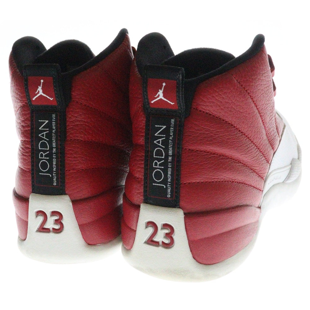 NIKE(ナイキ) AIR JORDAN 12 RETRO 130690-600 エアジョーダン ハイカットスニーカー ホワイト/レッド US10.5/28.5cm