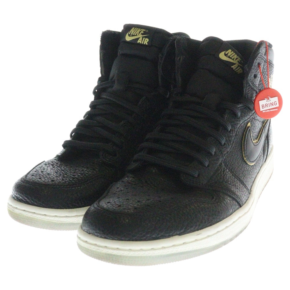 NIKE(ナイキ) AIR JORDAN 1 RETRO HIGH OG 555088-031 エアジョーダン 1 レトロ シティー オブ フライト ハイカットスニーカー ブラック US10/28.0cm