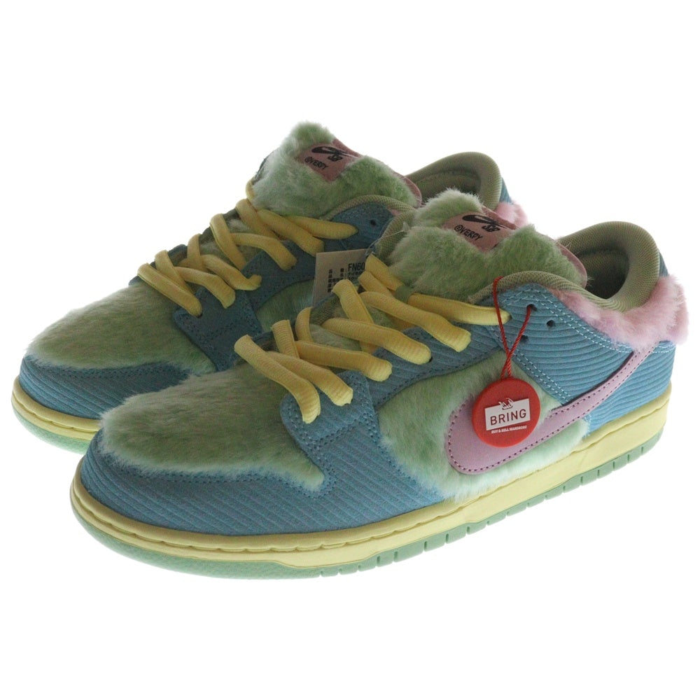 NIKE SB(ナイキエスビー) ×VERDY DUNK LOW PRO QS VISTY BLUE GAZE AND ENAMEL GREEN FN6040-400 ヴェルディ ダンク プロ ヴィスティ ローカットスニーカー US10/28cm