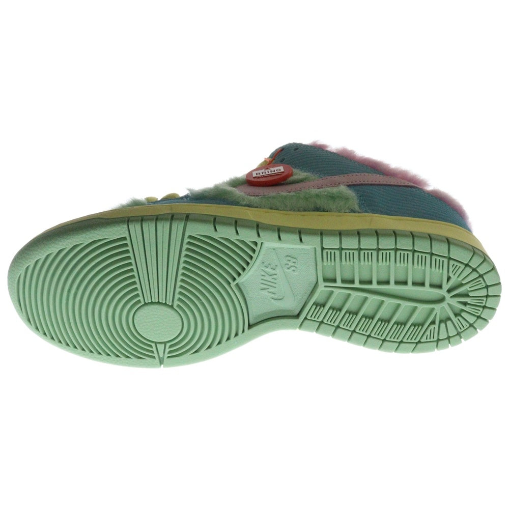 NIKE SB(ナイキエスビー) ×VERDY DUNK LOW PRO QS VISTY BLUE GAZE AND ENAMEL GREEN FN6040-400 ヴェルディ ダンク プロ ヴィスティ ローカットスニーカー US10/28cm