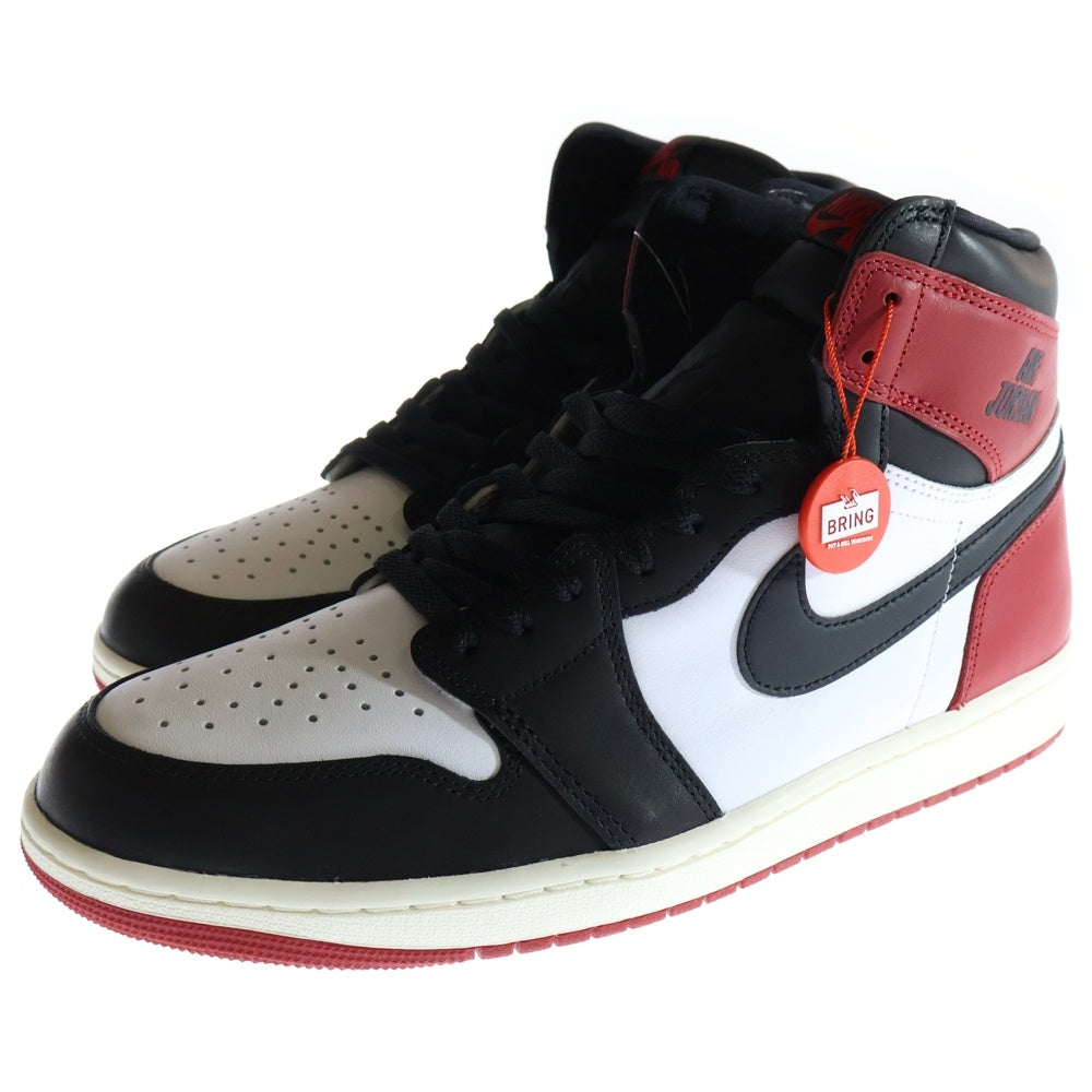 NIKE(ナイキ) AIR JORDAN 1 RETRO HIGH OG BLACK TOE REIMAGINED DZ5485-106 エアジョーダン1 レトロ OG ブラックトゥリイマジンド ハイカットスニーカー US12/30.0cm