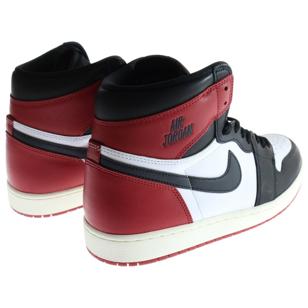 NIKE(ナイキ) AIR JORDAN 1 RETRO HIGH OG BLACK TOE REIMAGINED DZ5485-106 エアジョーダン1 レトロ OG ブラックトゥリイマジンド ハイカットスニーカー US12/30.0cm