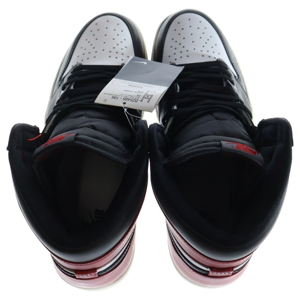 NIKE(ナイキ) AIR JORDAN 1 RETRO HIGH OG BLACK TOE REIMAGINED DZ5485-106 エアジョーダン1 レトロ OG ブラックトゥリイマジンド ハイカットスニーカー US12/30.0cm