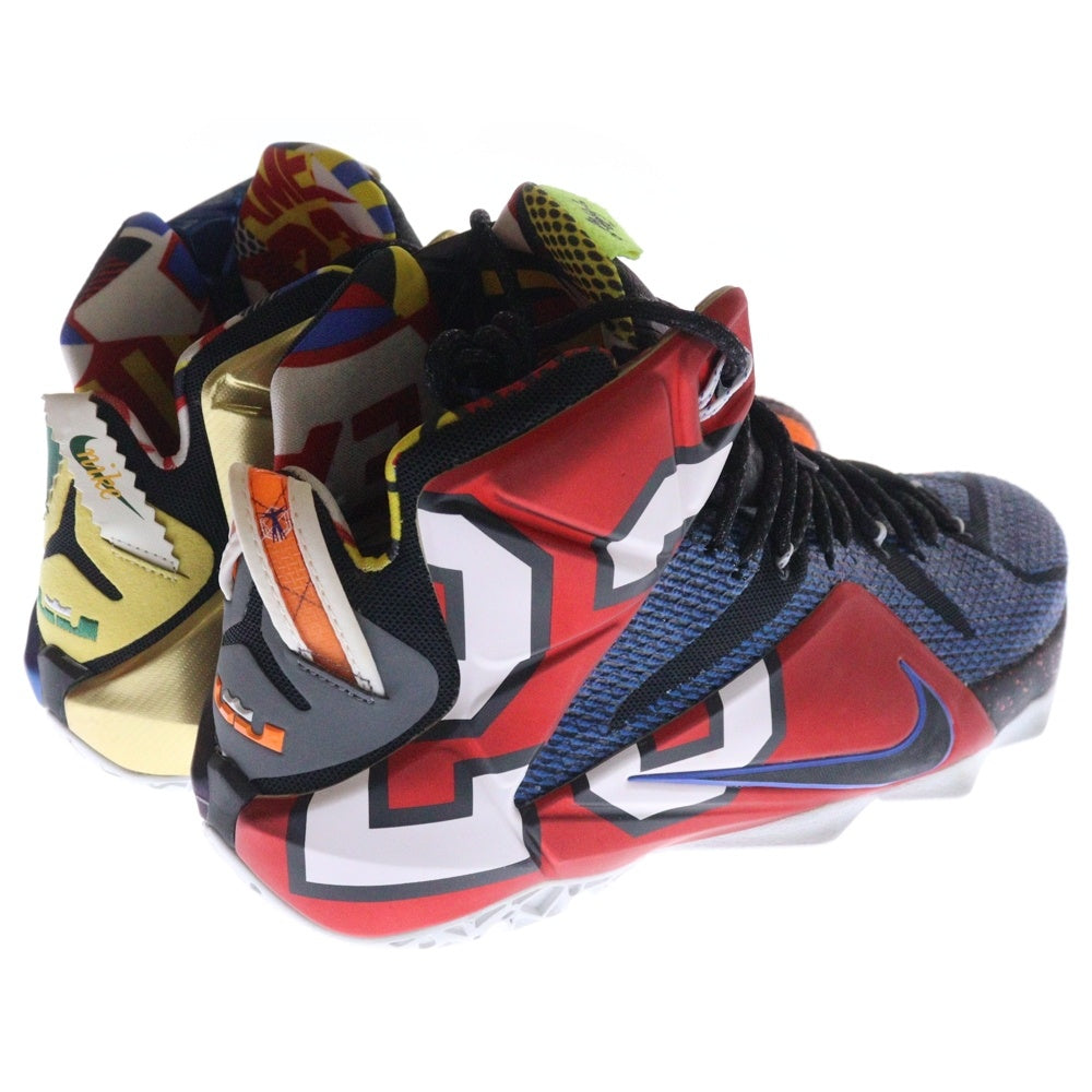 NIKE(ナイキ) LEBRON 12 SE WHAT THE 802193-909 レブロン12 ワットザ ハイカットスニーカー US11/29cm マルチ