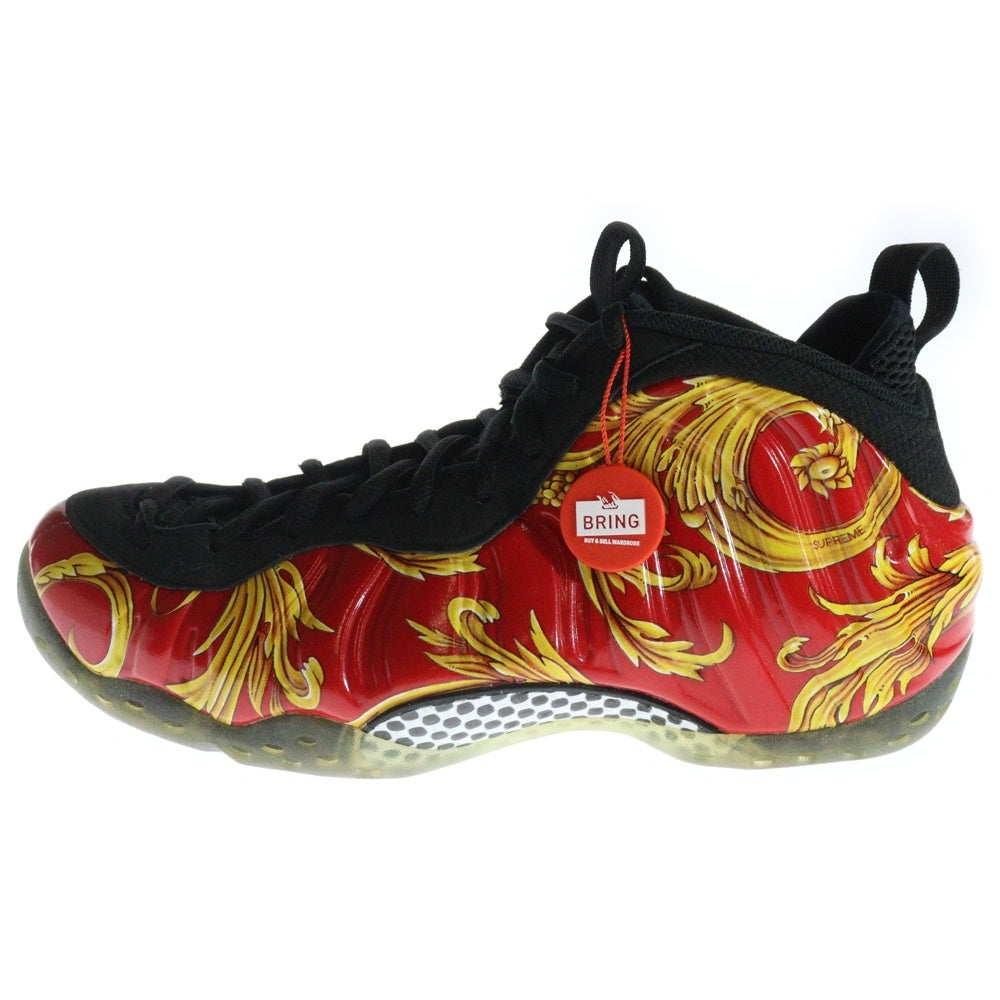 NIKE(ナイキ) 14SS ×SUPREME AIR FOAMPOSITE ONE シュプリーム エア フォームポジット ハイカットスニーカー レッド US10.5/28.5cm 652792-600