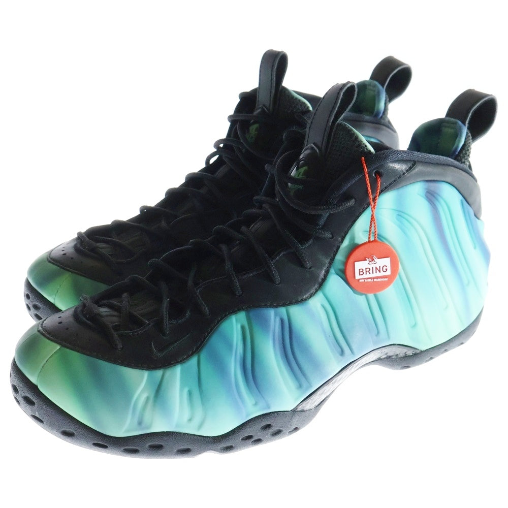 NIKE(ナイキ) AIR FOAMPOSITE ONE NORTHERN LIGHTS 840559-001 エアフォームポジット ワン ノーザン ライツ ハイカットスニーカー ブルー US10.5/28.5cm