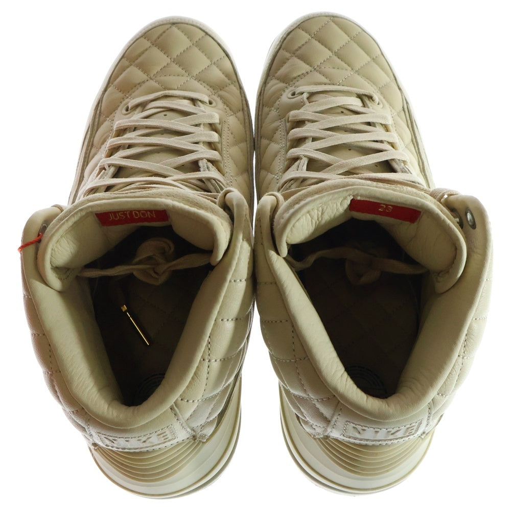 NIKE(ナイキ) ×JUST DON AIR JORDAN 2 RETRO BEACH ジャストドン エアジョーダン2レトロ ビーチ ハイカットスニーカー ベージュ US10.5/28.5cm 834825-250